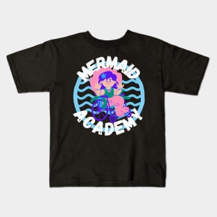 Mermaid Academy Cute Mermaid on a Wheelchair Diversity Perfect Gift for Mermaid Lovers with a Disability Kids T-Shirt